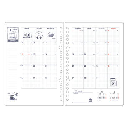Kleid x Eric Small Things 2026 Loose Leaf A5 Planner