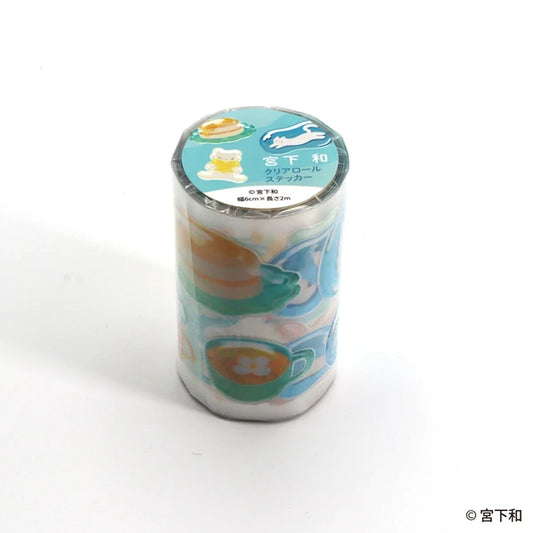 Komamono Creative x Kazu Miyashita - Clear Sticker Roll - Nodoka Daily