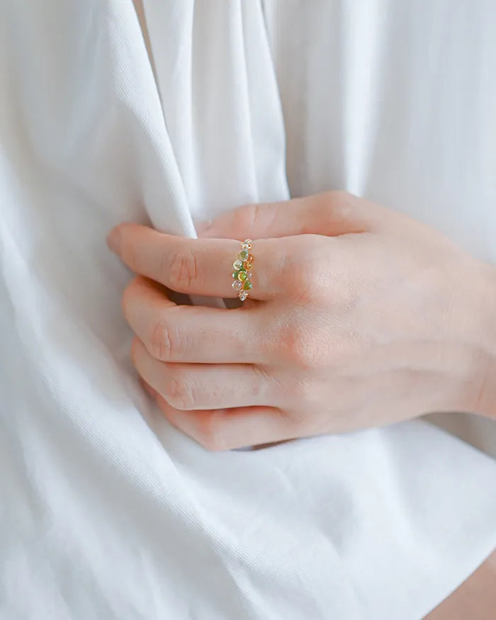 HARIO Lampwork Factory x Iida Umbrella Store - Glass Ring - Komorebi