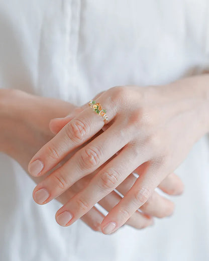 HARIO Lampwork Factory x Iida Umbrella Store - Glass Ring - Komorebi