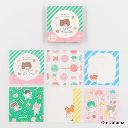 Furukawashiko x Mizutama - Memo Pad - Kimochi Poroporo Series - Animal