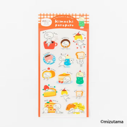 Furukawashiko x Mizutama - Large Sticker Sheet - Kimochi Poroporo Series - Cafe