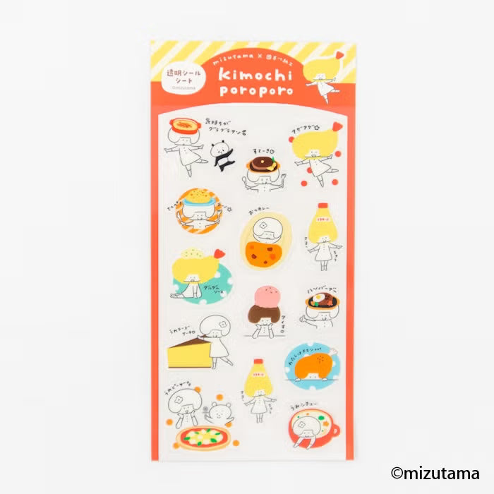 Furukawashiko x Mizutama - Large Sticker Sheet - Kimochi Poroporo Series - Restaurant
