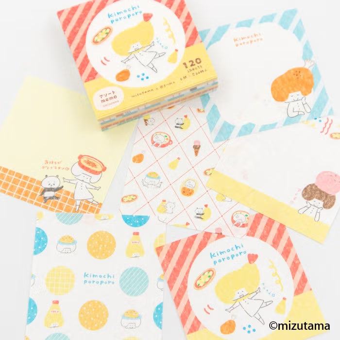 Furukawashiko x Mizutama - Memo Pad - Kimochi Poroporo Series - Restaurant