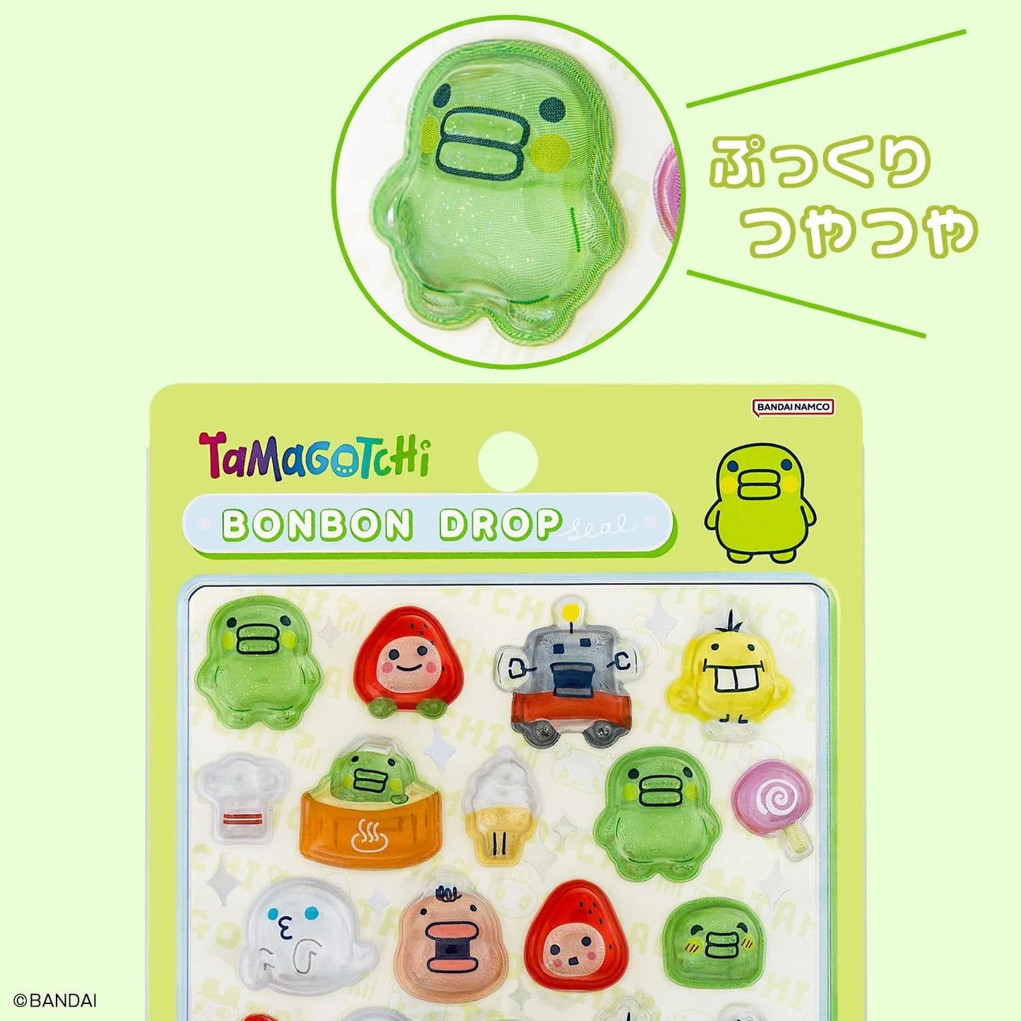 Tamagotchi Bonbon Drop 3D Stickers - Kutchipatchi
