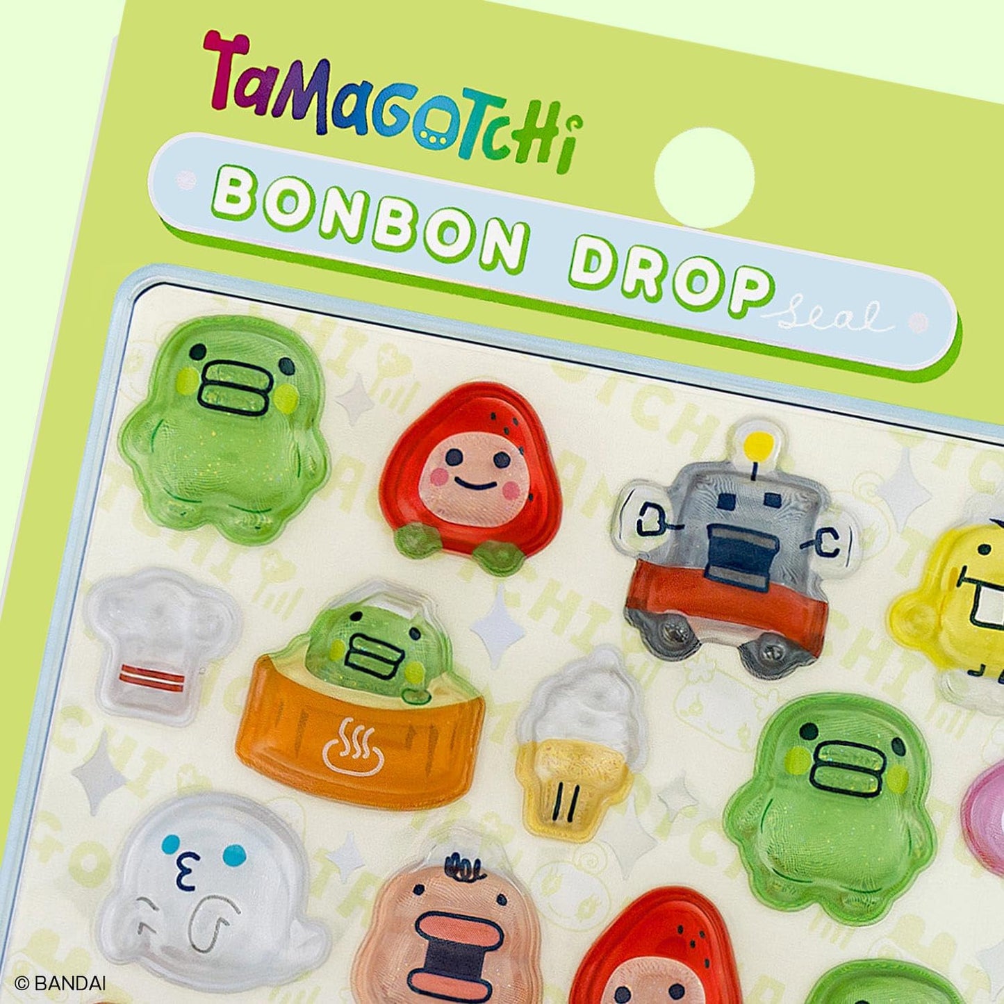 Tamagotchi Bonbon Drop 3D Stickers - Kutchipatchi