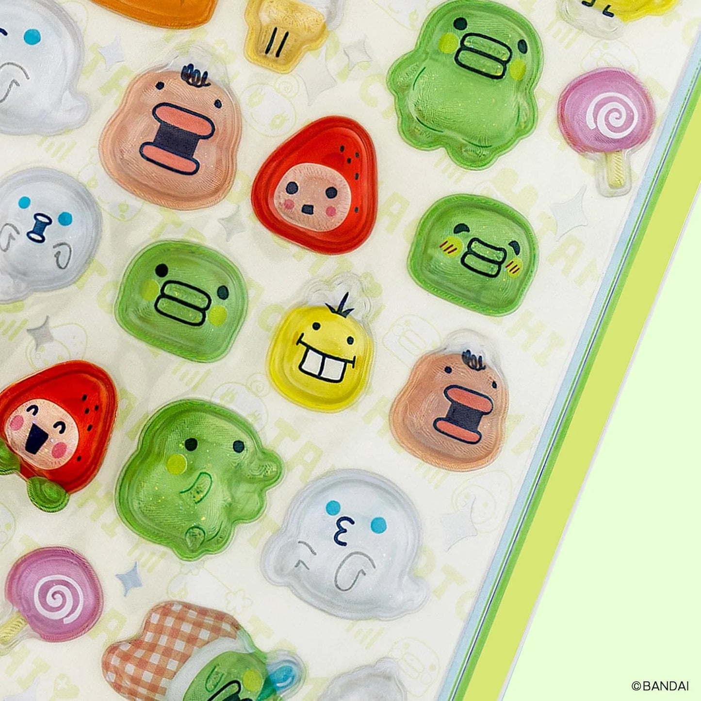 Tamagotchi Bonbon Drop 3D Stickers - Kutchipatchi