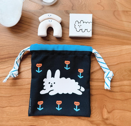 Yohand Studio Drawstring Bag - Lazy Cloud