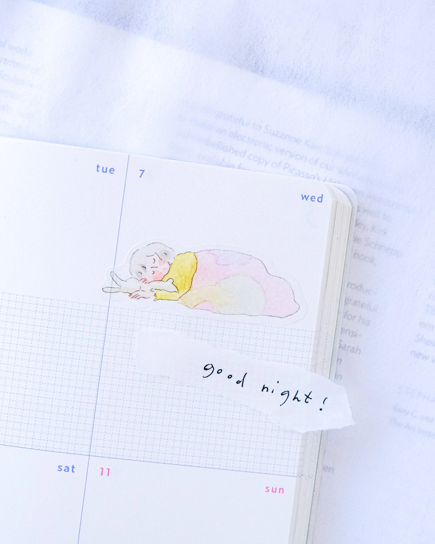 dodolulu - Washi Flake Stickers - Matchbox Series - Lazy Day Comforts