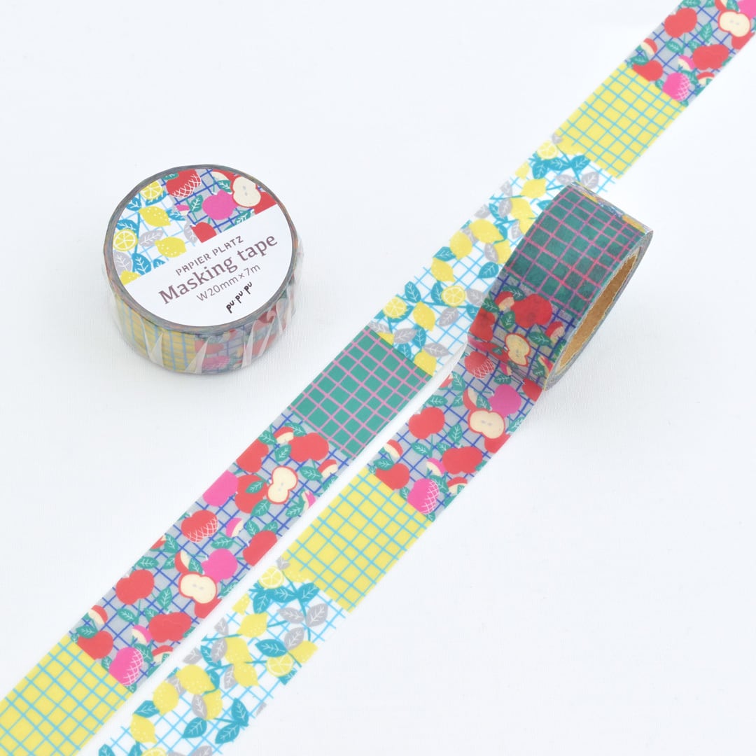 Papier Platz x PUPUPU - Roll Sticky Notes - Lemon and Apple