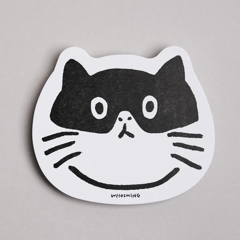 WHOSMiNG Letterpress Card - Cat