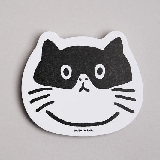 WHOSMiNG Letterpress Card - Cat