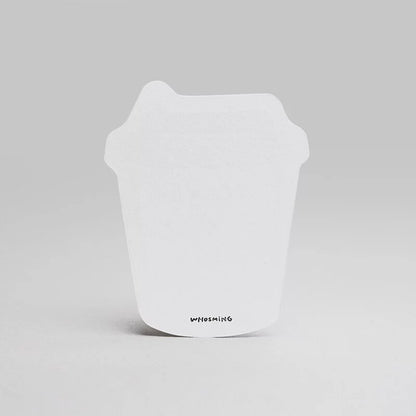 WHOSMiNG Letterpress Card - Coffee Cup