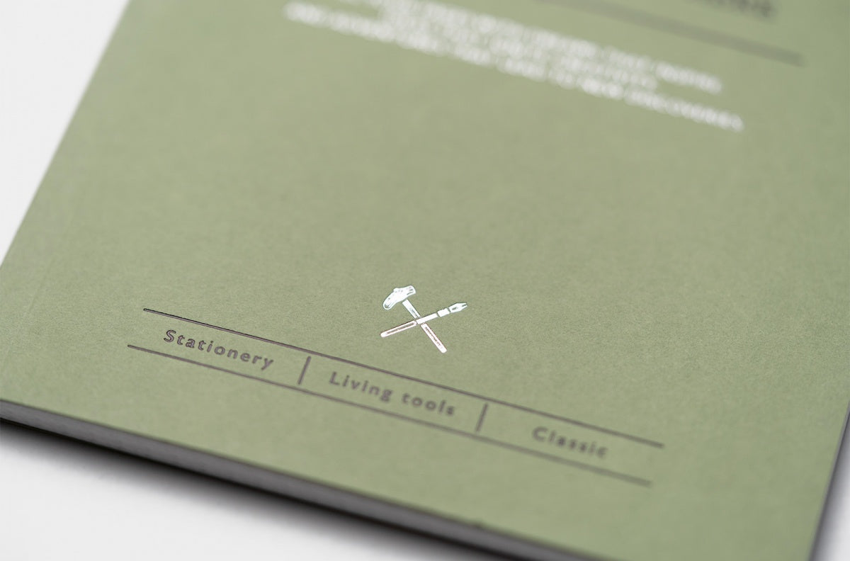 TOOLS to LIVEBY Notebook - Letterpress Machine - Dot