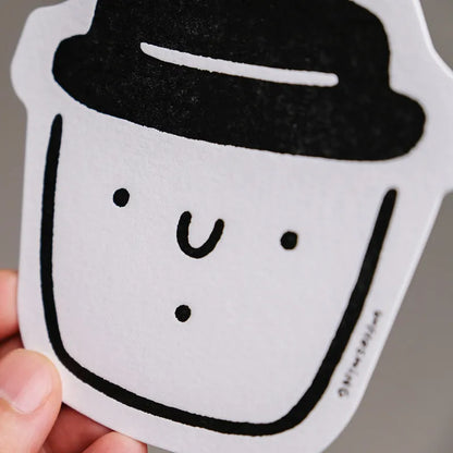 WHOSMiNG Letterpress Card - Mingscups