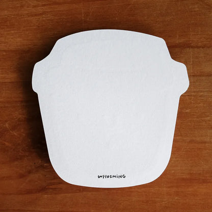 WHOSMiNG Letterpress Card - Mingscups