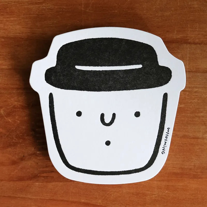 WHOSMiNG Letterpress Card - Mingscups