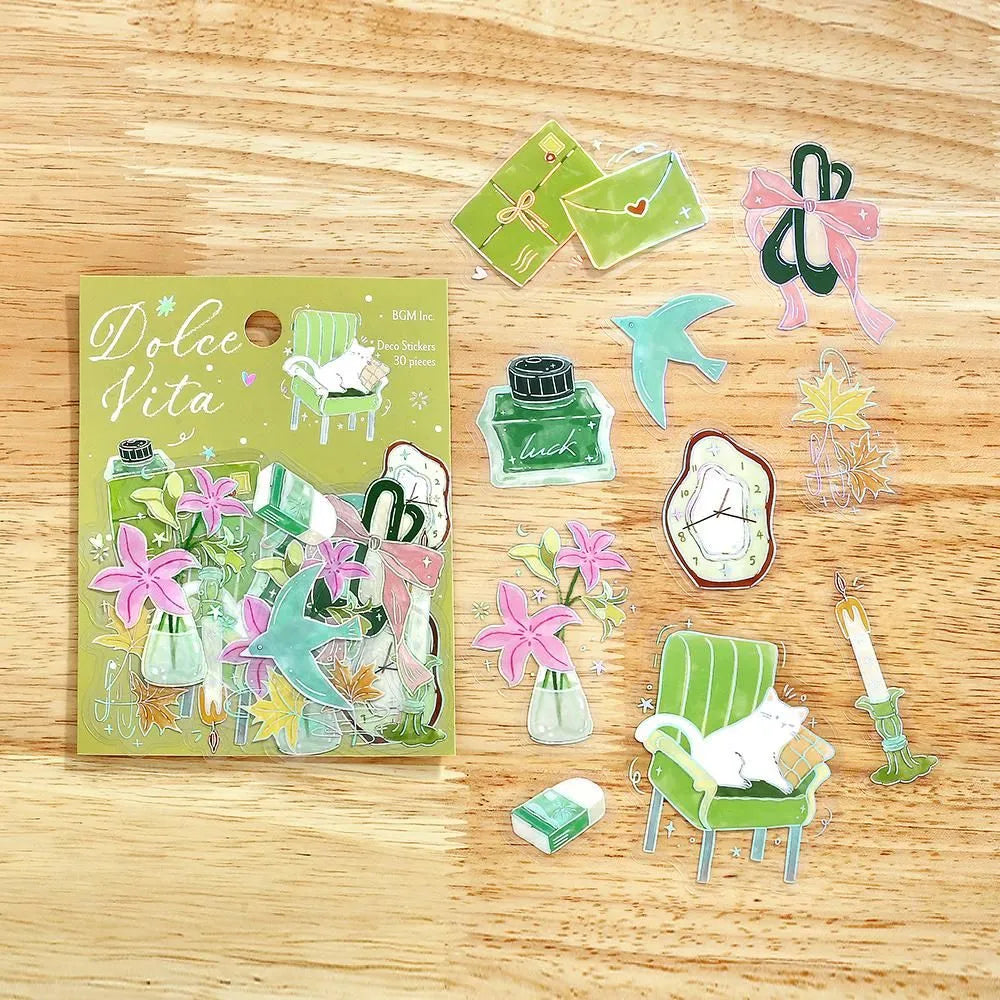 BGM Deco Stickers - Dolce Vita Series - Letters of Happiness
