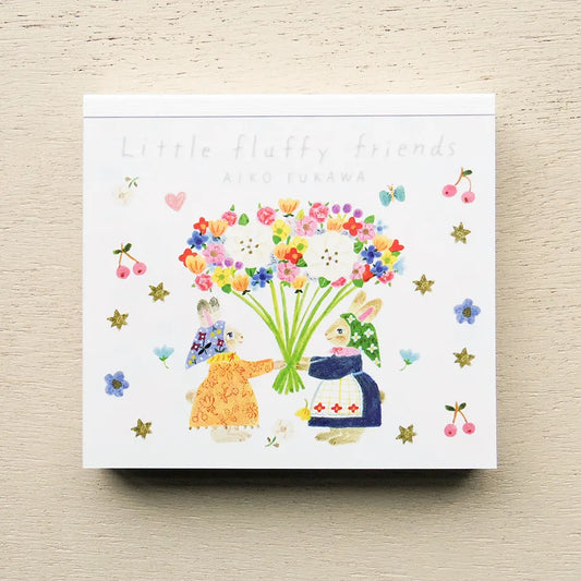 Cozyca x Aiko Fukawa - Memo Pad - Little Fluffy Friends