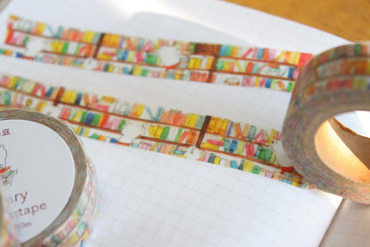 Spica Garden Washi Tape - muu-chan Series - Library