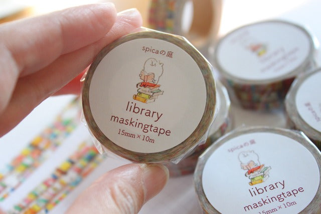 Spica Garden Washi Tape - muu-chan Series - Library