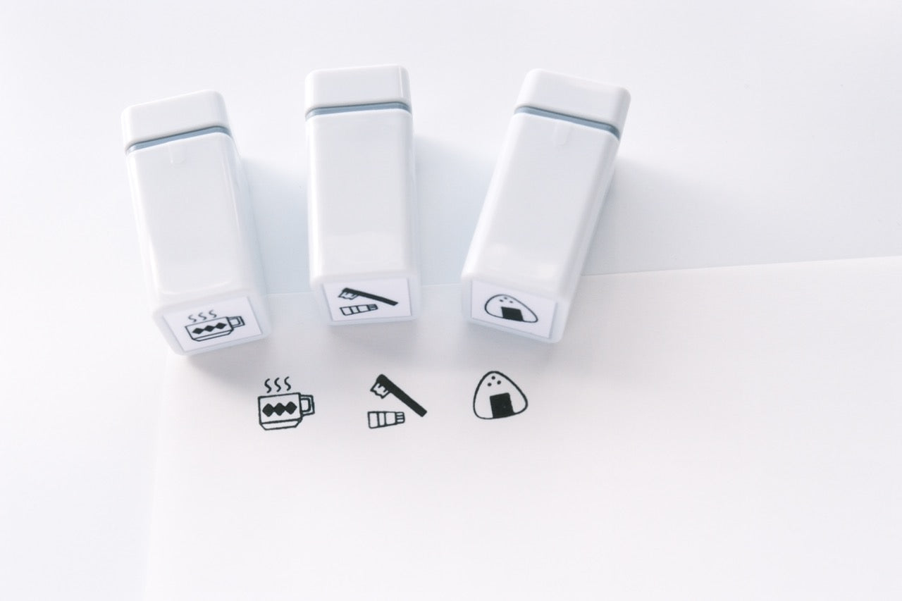 Sanby Pre-Inked Mini Stamp Set - Life