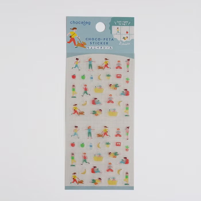 Furukawashiko Choco-Peta Sticker Sheet - Life
