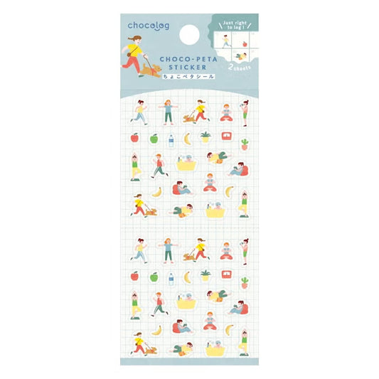 Furukawashiko Choco-Peta Sticker Sheet - Life