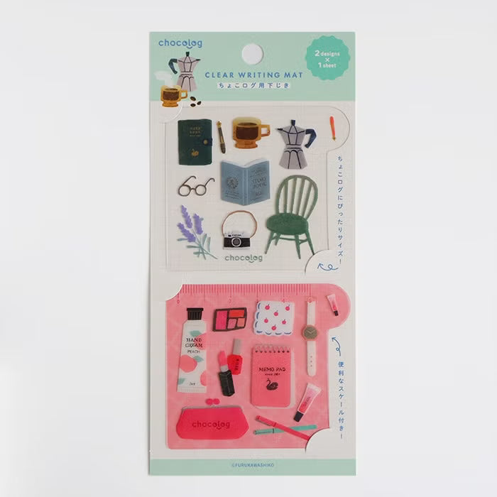 Furukawashiko Chocolog Clear Writing Mat - Lifestyle