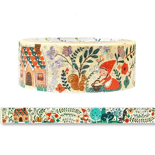 Shinzi Katoh Washi Tape - Kirapika Fairy Tale Jewels - Little Red Riding Hood