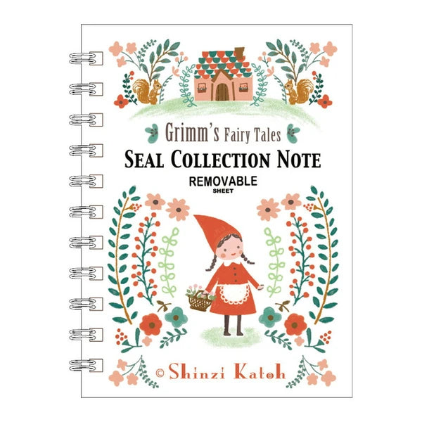 Shinzi Katoh Sticker Notebook - Grimm's Fairy Tales Series - Little Red Riding Hood