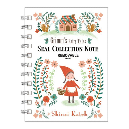 Shinzi Katoh Sticker Notebook - Grimm's Fairy Tales Series - Little Red Riding Hood