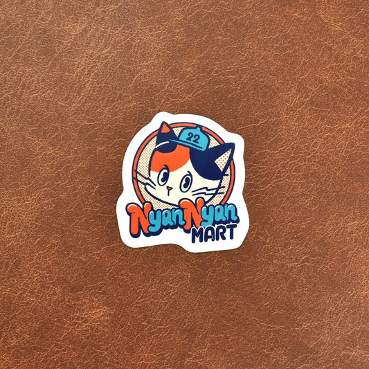 Papier Platz x ob1toy - Die-Cut Sticker - NyanNyan MART - Logo