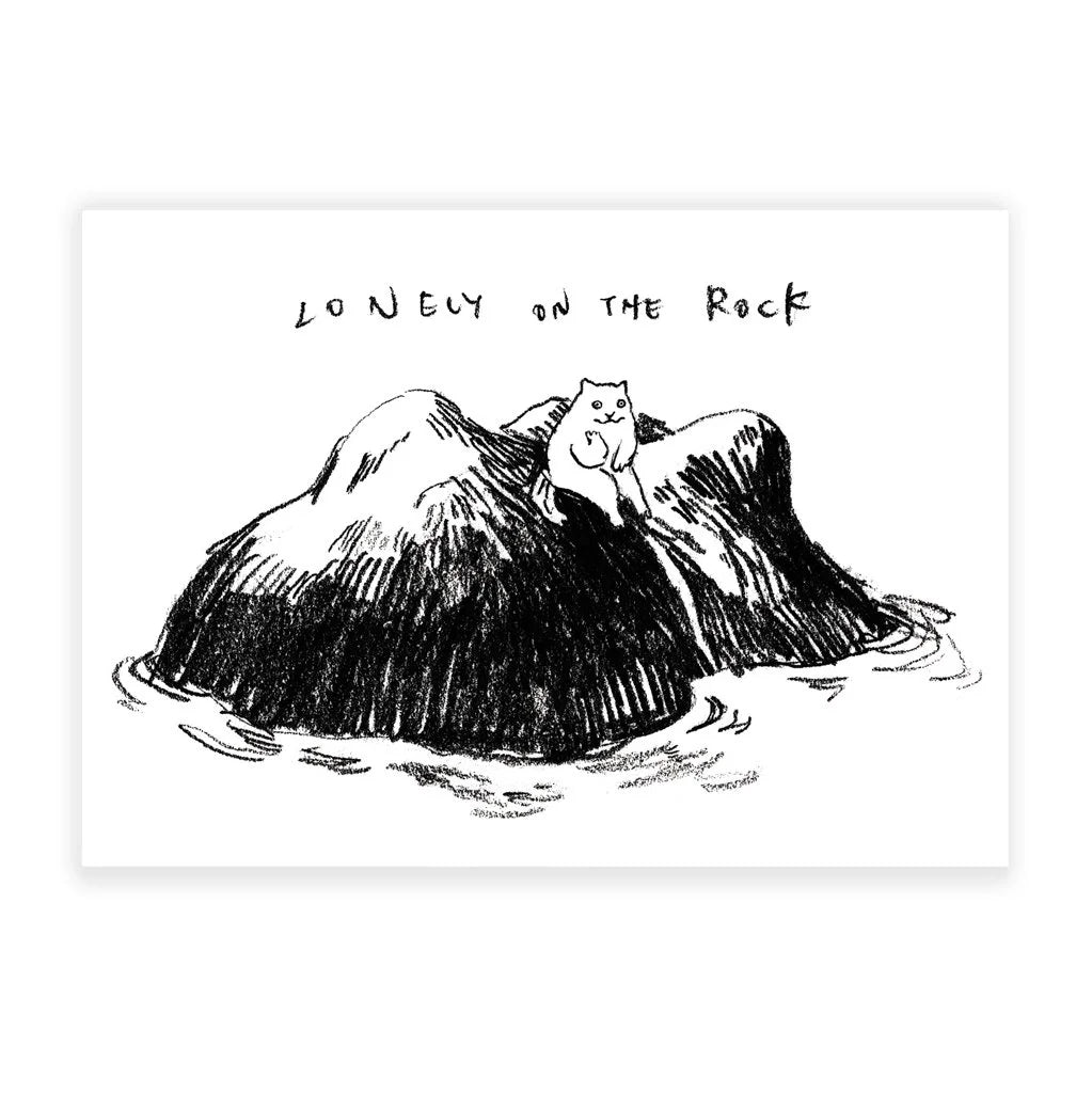 Dawning Crow - Postcard - Lonely on the Rock