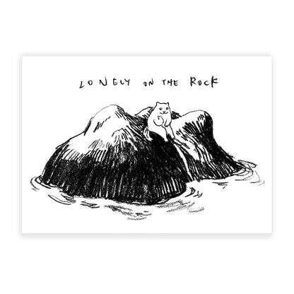 Dawning Crow - Postcard - Lonely on the Rock