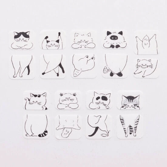 Bande Washi Tape Sticker Roll - Loose Cat Sandwich