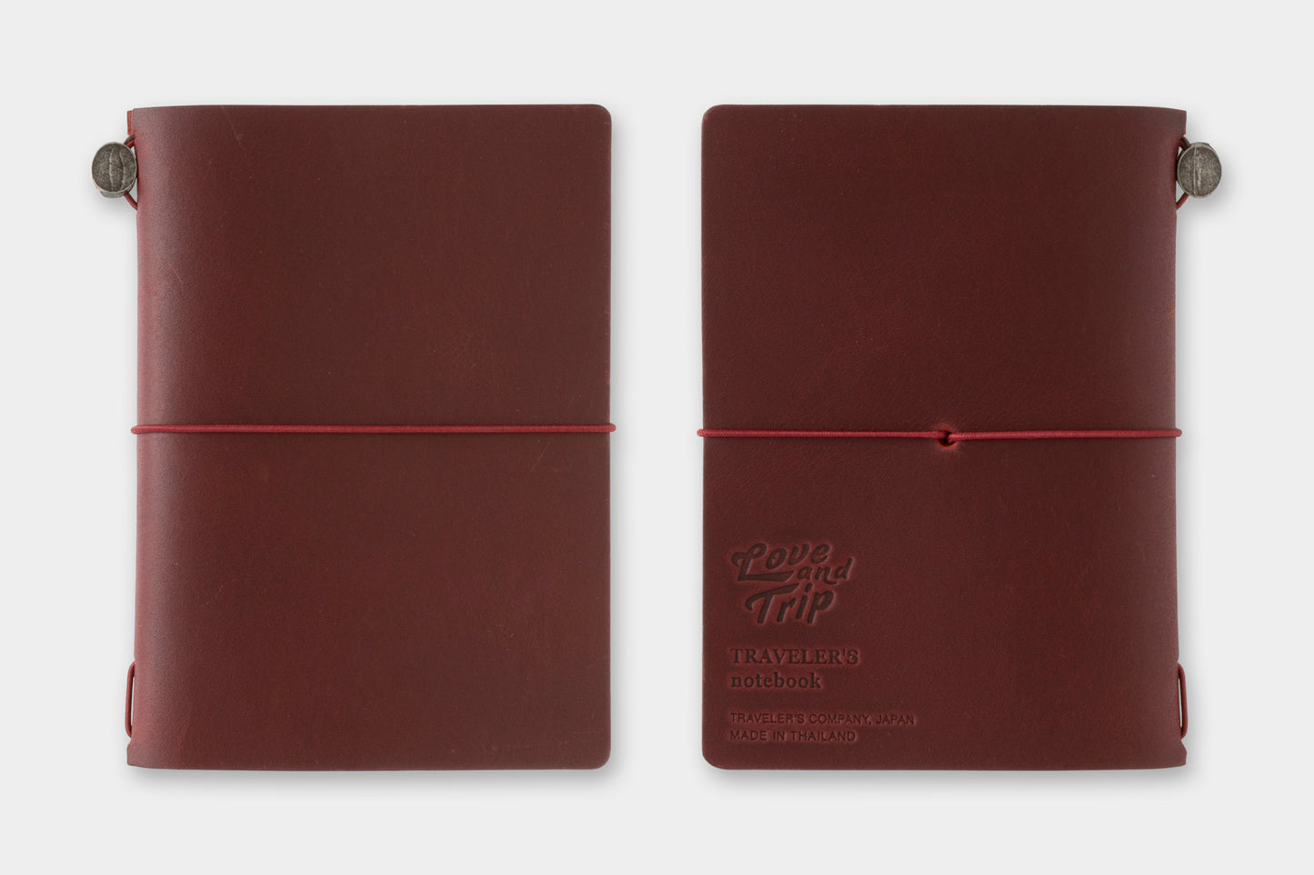 TRAVELER'S Notebook - Passport Size - Love and Trip Red