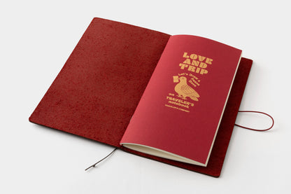 TRAVELER'S Notebook - Regular Size - Love and Trip Red