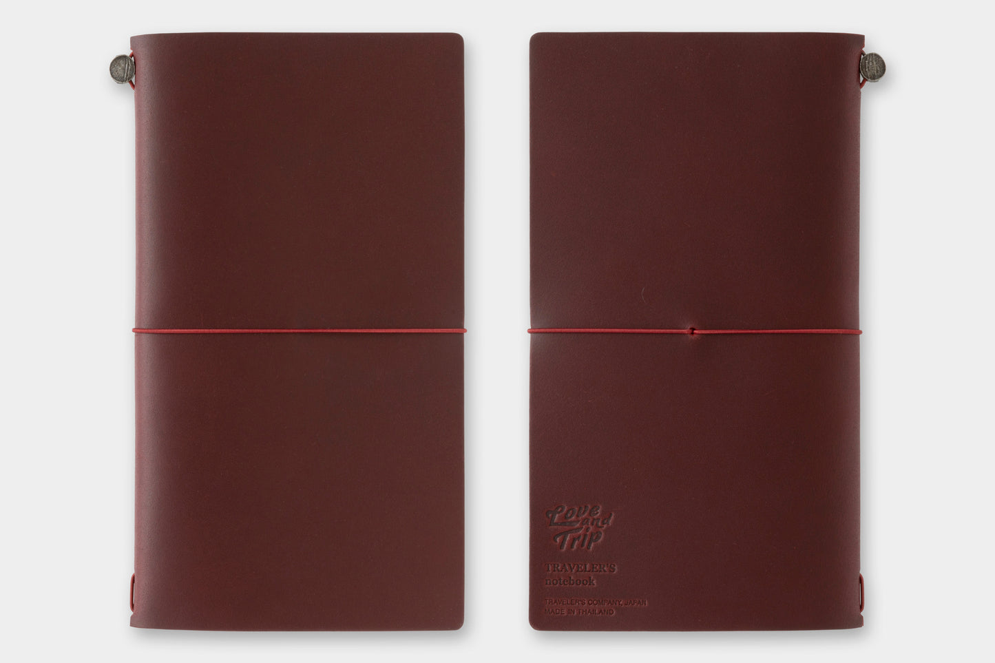 TRAVELER'S Notebook - Regular Size - Love and Trip Red