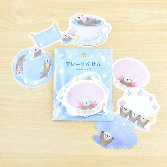 Papier Platz x Milina - Flake Sticky Notes - Love Racco