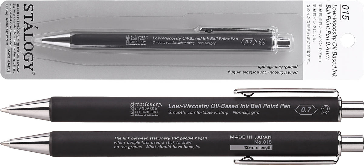 Stalogy Low-Viscosity Oil-Based Ink Ballpoint Pen - 0.7mm