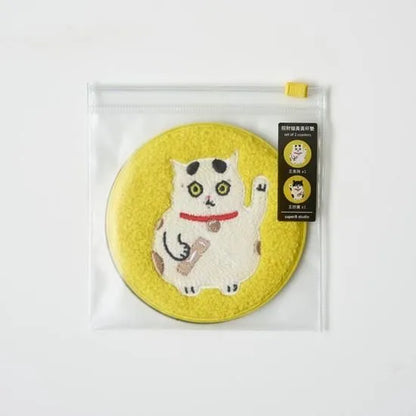 superB studio - Coaster - Set of 2 - Lucky Cats