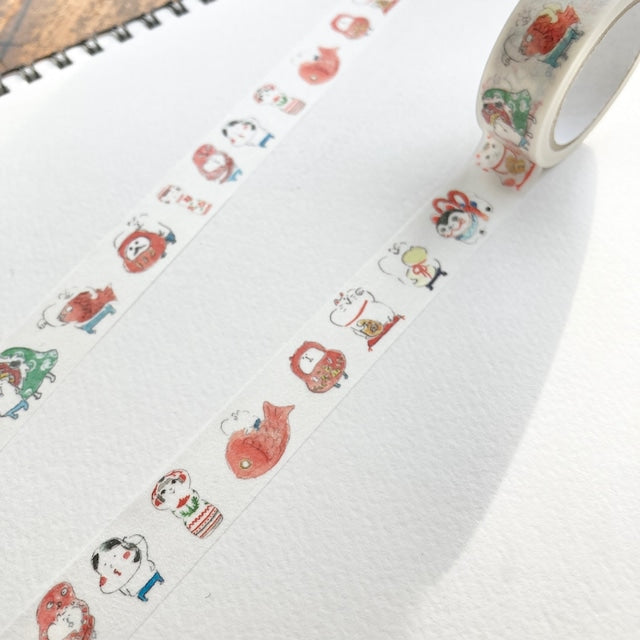 Spica Garden Washi Tape - muu-chan Series - Lucky Charm