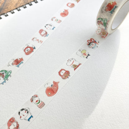 Spica Garden Washi Tape - muu-chan Series - Lucky Charm
