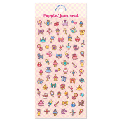 Mind Wave Sticker Sheet - Poppin' Jam Seal - Magical
