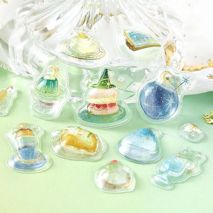 BGM Kyururun 3D Sticker Sheet - Café À la Mode - Magic