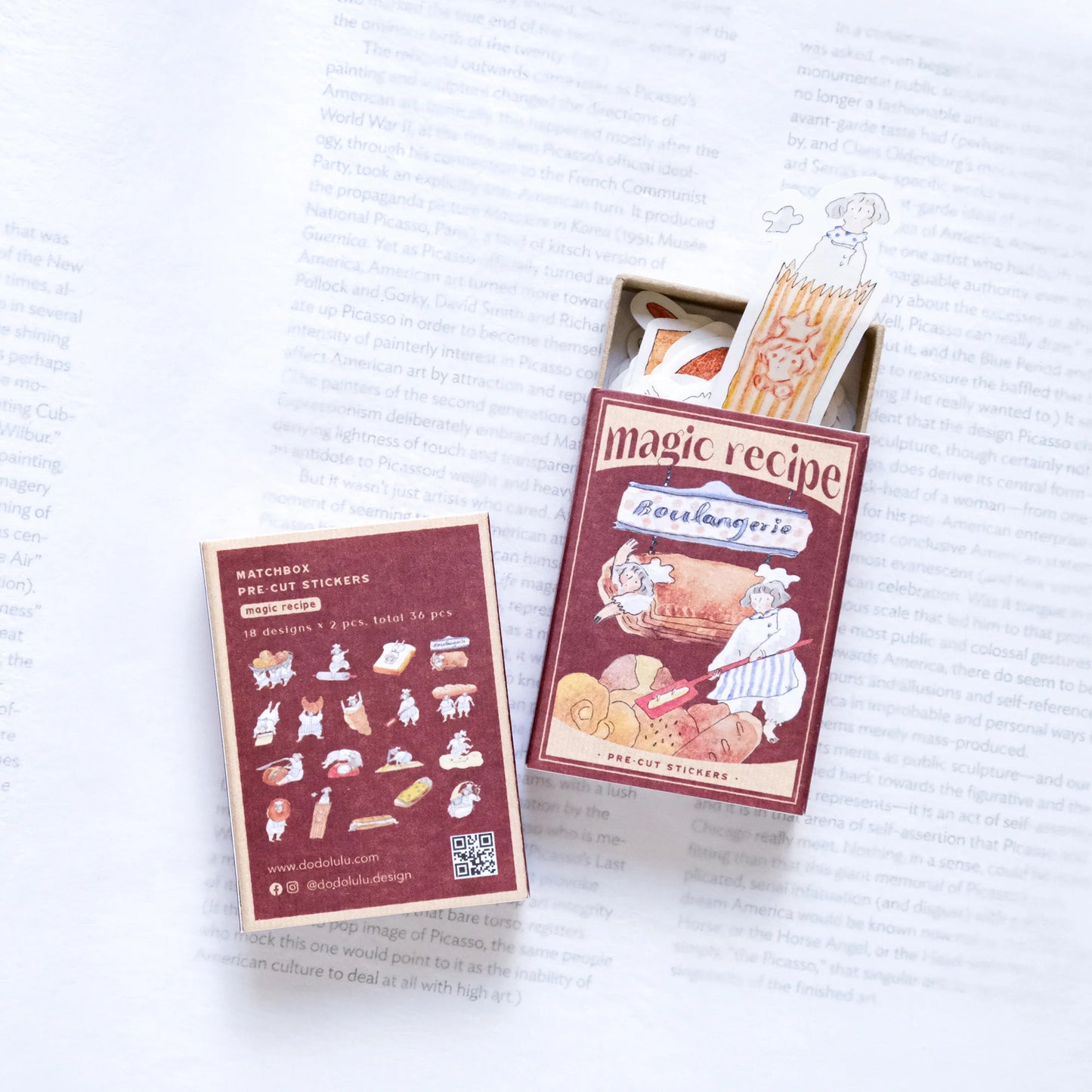 dodolulu - Washi Flake Stickers - Matchbox Series - Magic Recipe