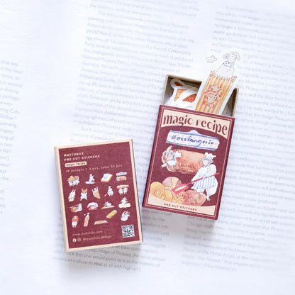 dodolulu - Washi Flake Stickers - Matchbox Series - Magic Recipe