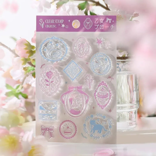 BGM Clear Stamp - Maiden Brooch