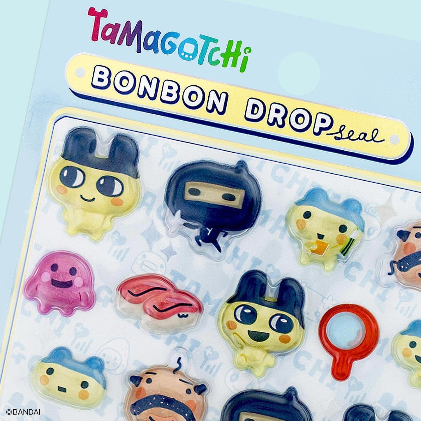 Tamagotchi Bonbon Drop 3D Stickers - Mametchi